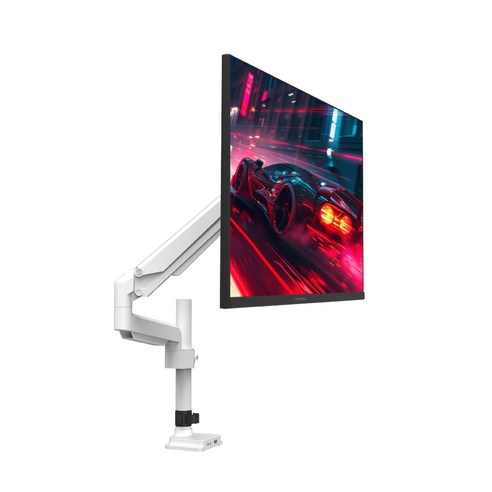 32인치 IPS패널 170 QHD모니터 카멜 CM3220GQI+CMA2P 거치대 패키지, 일반, 화이트