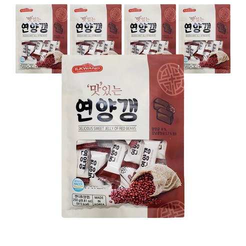맛있는 연양갱 6개 국산 250g HACCP
