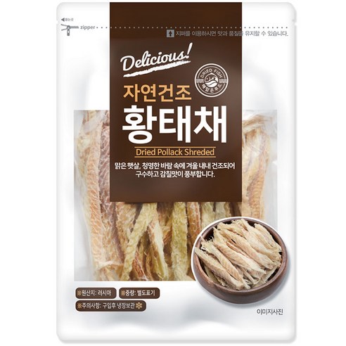 해맑은푸드 황태채, 400g, 2개