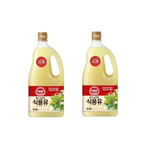 사조해표 콩기름 1.8L x 2개