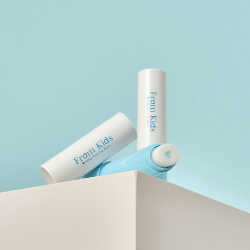 프롬키즈 립밤 어린이 판테놀 컬러 립케어, 밀키 퓨어립밤, 1박스, 4g