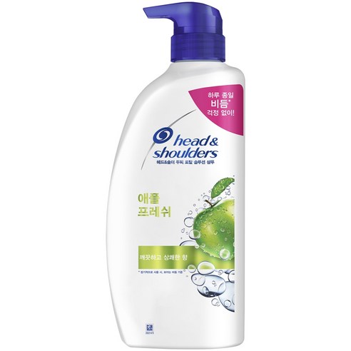헤드앤숄더 애플 프레쉬 샴푸, 850ml, 17개