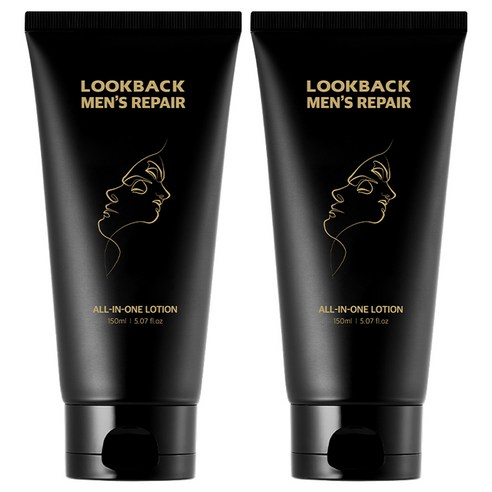 LOOKBACK 남성용 올인원 로션, 150ml, 4개