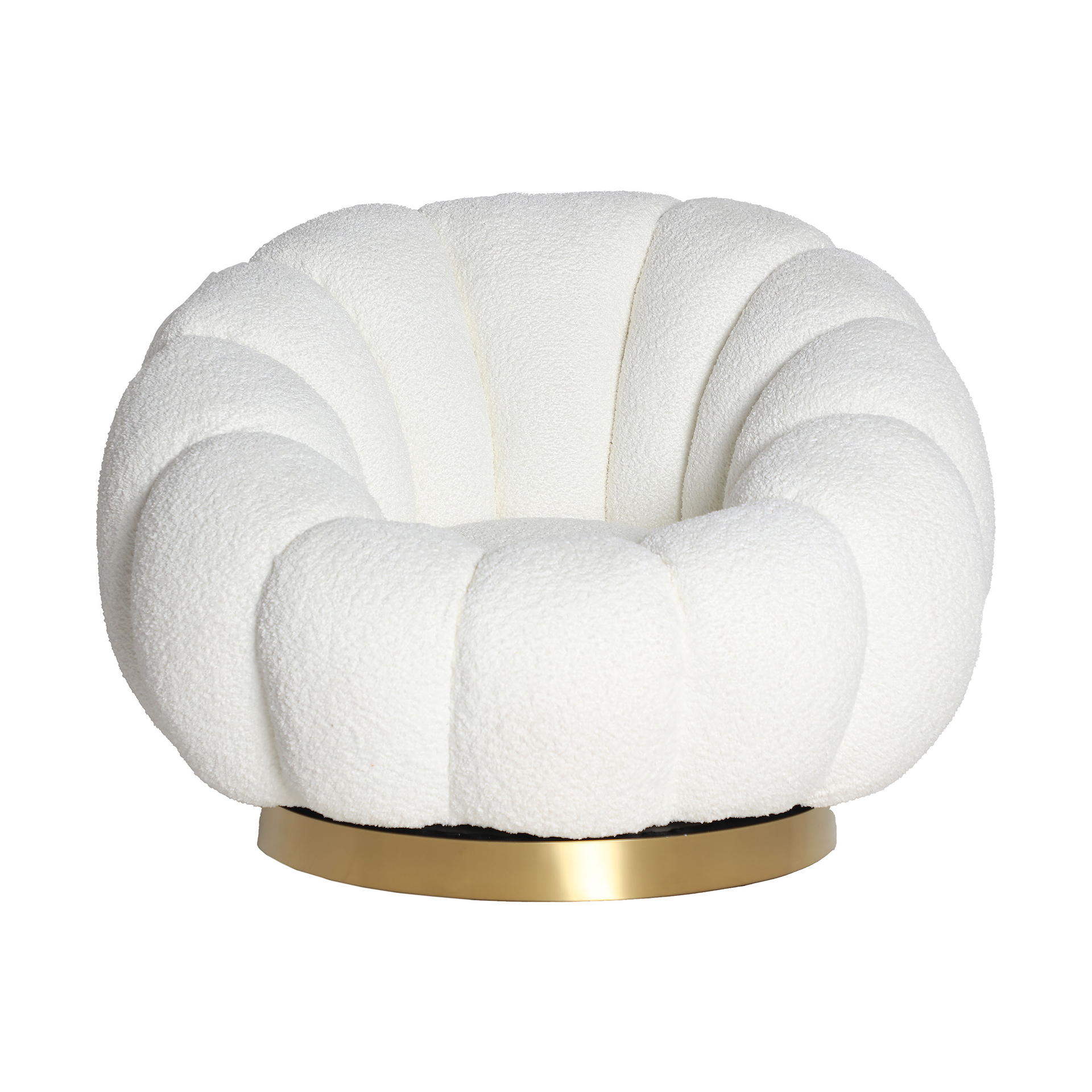 SILLÓN GIRATORIO BOUCLÉ CREST