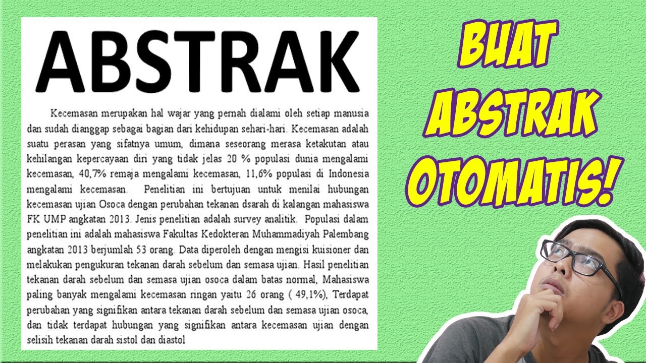 Tentu, mari kita telaah cara membuat abstrak otomatis dengan pendekatan spesifik, mendalam, dan relevan untuk berbagai konteks penelitian. Tentu, mari kita telaah cara membuat abstrak otomatis dengan pendekatan spesifik, mendalam, dan relevan untuk berbagai konteks penelitian.