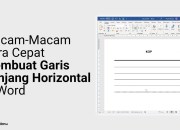 Panduan Membuat Kop Surat di Microsoft Word Panduan Membuat Kop Surat di Microsoft Word