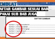 Cara membuat daftar gambar otomatis Cara membuat daftar gambar otomatis
