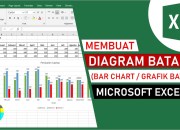 Cara membuat diagram batang di excel Cara membuat diagram batang di excel