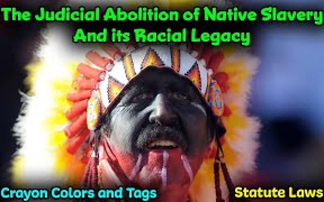 Making Indians White / Abolition of Native Slavery In Revolutionary Virginia And Its Racial Legacy Making Indians White / Abolition of Native Slavery In Revolutionary Virginia And Its Racial Legacy