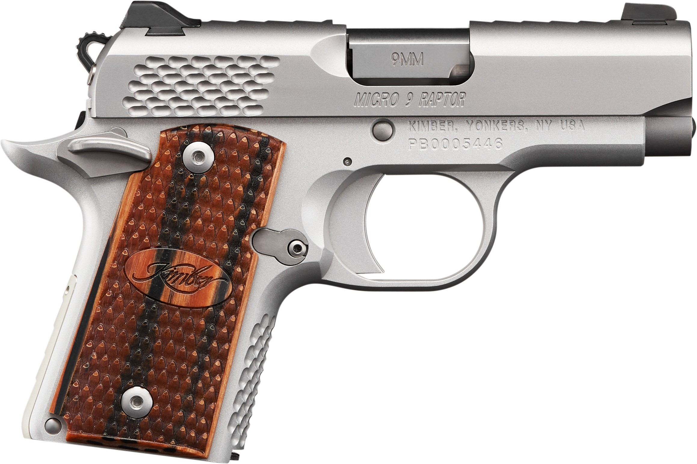 Kimber, Micro 9 Stainless Raptor, 9mm, 6+1 Kimber, Micro 9 Stainless Raptor, 9mm, 6+1