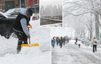 Snow Begins to Accumulate in Brooklyn as New York Declares State of Emergency Snow Begins to Accumulate in Brooklyn as New York Declares State of Emergency