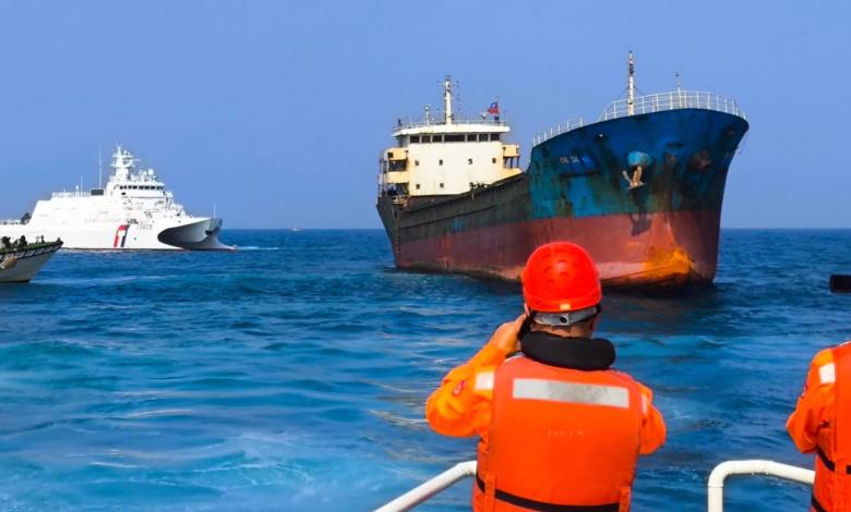 Taiwan catches Chinese-owned ship in act of cutting subsea cable Taiwan catches Chinese-owned ship in act of cutting subsea cable