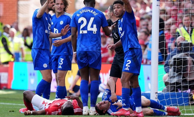 Taiwo Awoniyi: Ola Aina believes offside flag could have prevented injury Taiwo Awoniyi: Ola Aina believes offside flag could have prevented injury