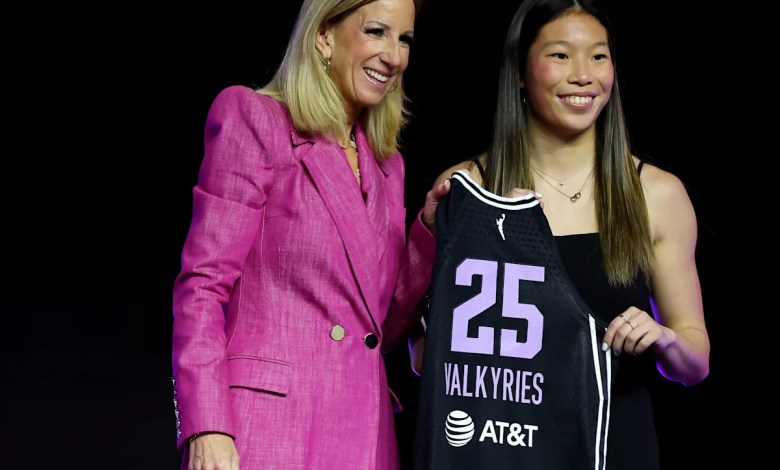 UConn’s Kaitlyn Chen selected by Valkyries in 2025 WNBA Draft after going to support Paige Bueckers UConn’s Kaitlyn Chen selected by Valkyries in 2025 WNBA Draft after going to support Paige Bueckers