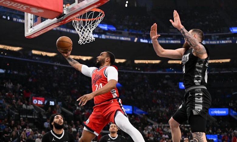Ivica Zubac leads surging Clippers past Spurs 122-117 and into fourth place in the crowded West Ivica Zubac leads surging Clippers past Spurs 122-117 and into fourth place in the crowded West