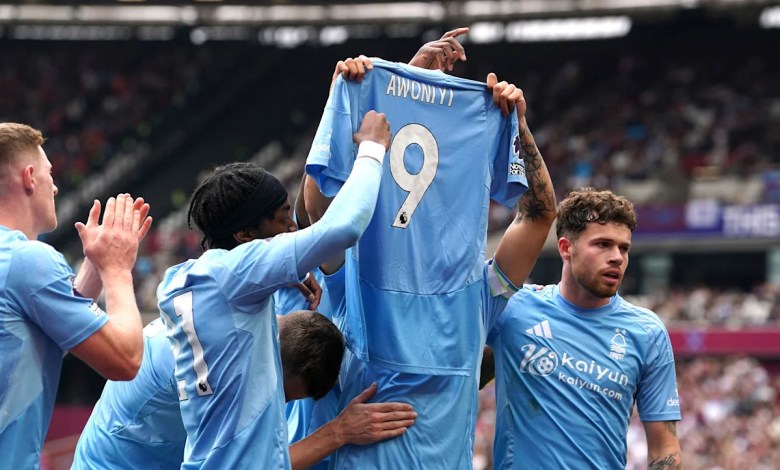 Forest wins to keep alive Champions League hopes on landmark day for Everton and Vardy Forest wins to keep alive Champions League hopes on landmark day for Everton and Vardy