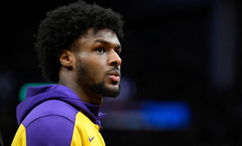 Bronny James throws down poster dunk, scores 31 points in win for G League Lakers Bronny James throws down poster dunk, scores 31 points in win for G League Lakers