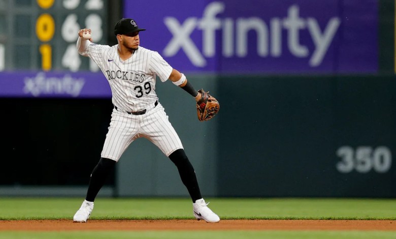 The Rockies, of course, blew a routine fly ball and gave up 2 runs to the Dodgers in horrific fashion The Rockies, of course, blew a routine fly ball and gave up 2 runs to the Dodgers in horrific fashion