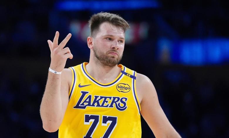 Lakers erase double-digit lead to beat Knicks in OT for 8th straight win, Luka Dončić posts 32 points and 12 assists Lakers erase double-digit lead to beat Knicks in OT for 8th straight win, Luka Dončić posts 32 points and 12 assists
