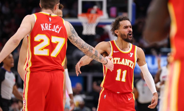 Trae Young sinks wild game-winner to lift Hawks past Pistons Trae Young sinks wild game-winner to lift Hawks past Pistons