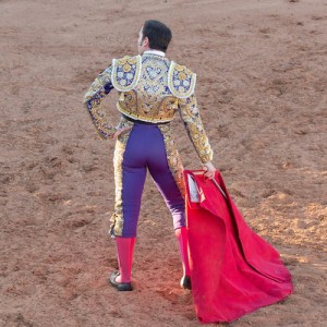 Matador at Bloodless Bullfight in La Gloria, TX Matador at Bloodless Bullfight in La Gloria, TX