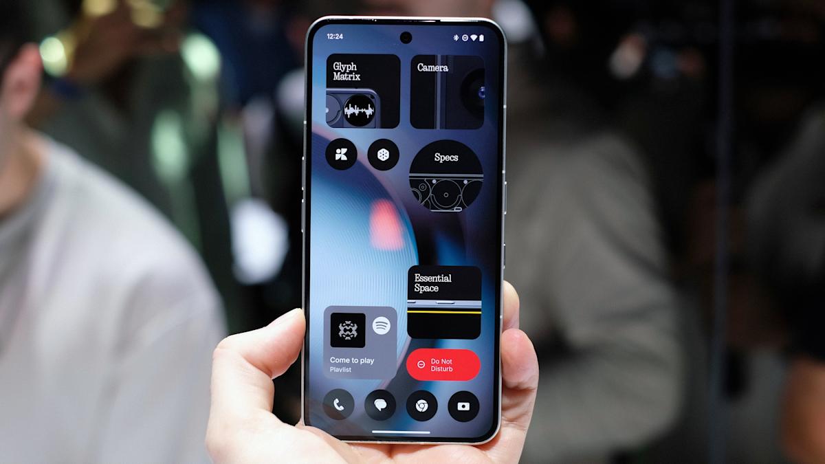 A tiny, playful dot-matrix screen in the company’s most expensive phone yet A tiny, playful dot-matrix screen in the company’s most expensive phone yet