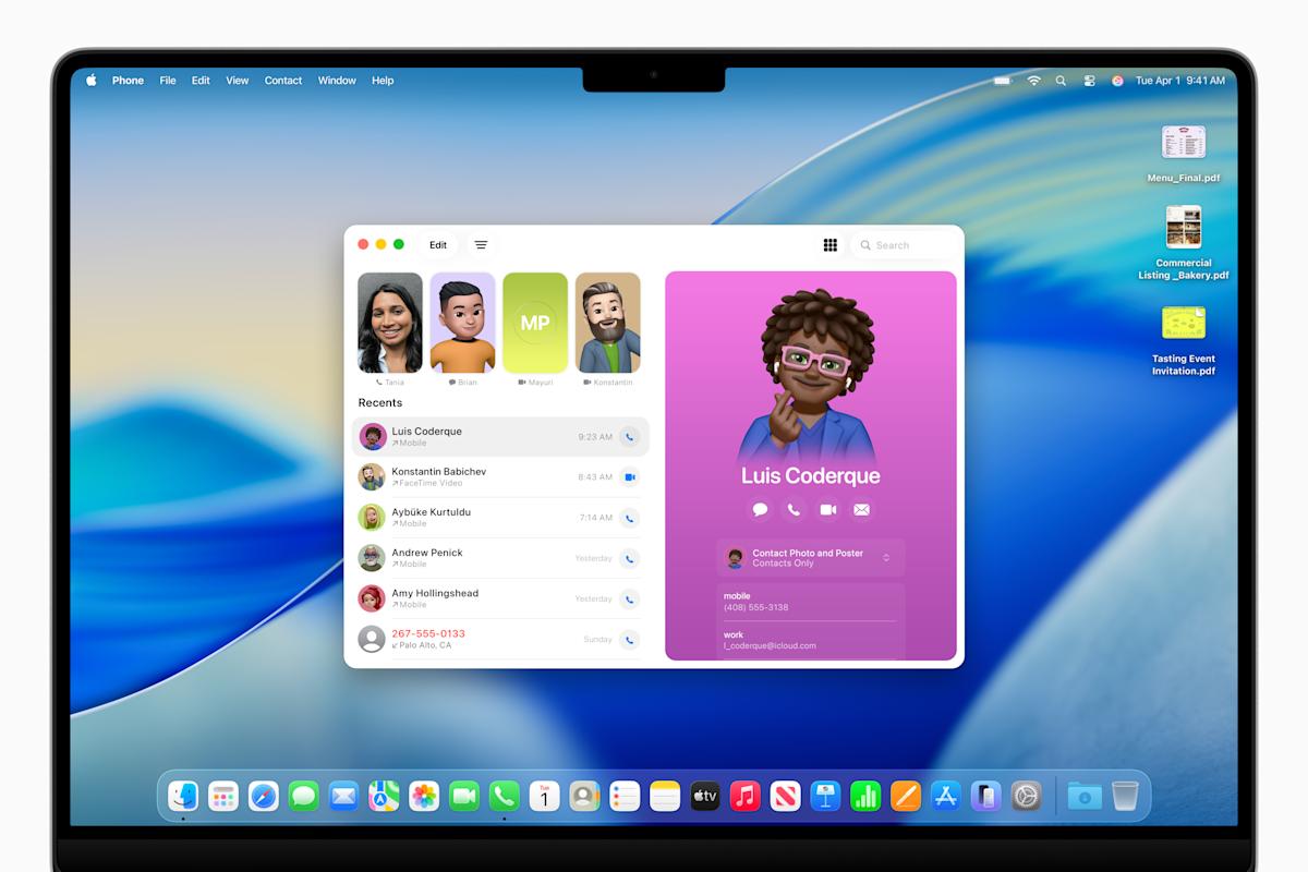 The Phone app in macOS 26 is another baby step towards a cellular Mac The Phone app in macOS 26 is another baby step towards a cellular Mac