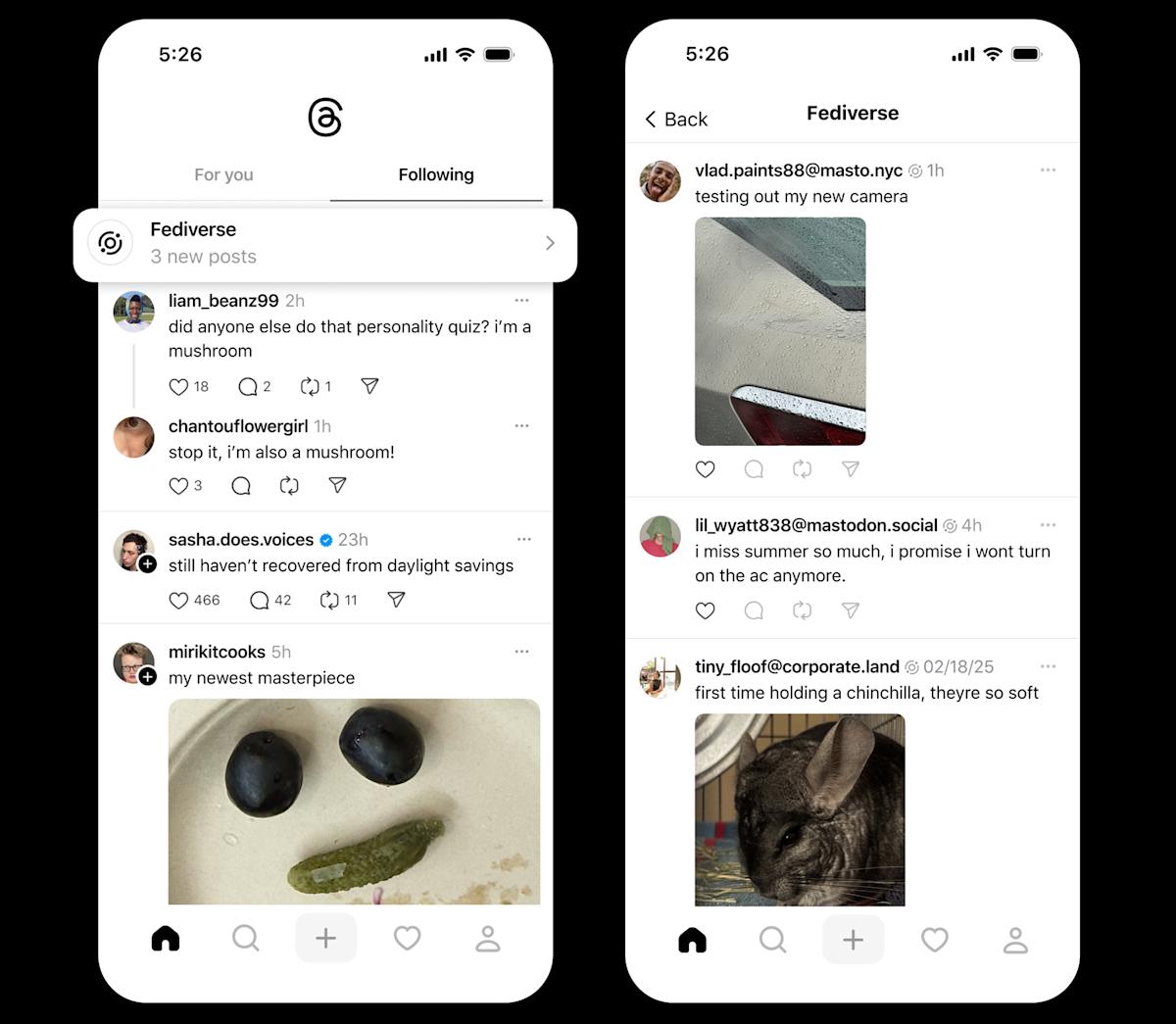 Threads adds new dedicated feed for fediverse content Threads adds new dedicated feed for fediverse content