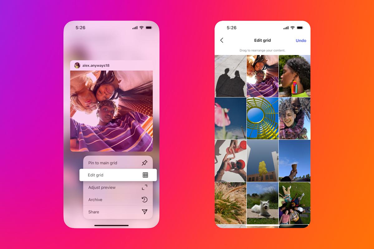 Instagram will soon let you re-arrange your grid Instagram will soon let you re-arrange your grid