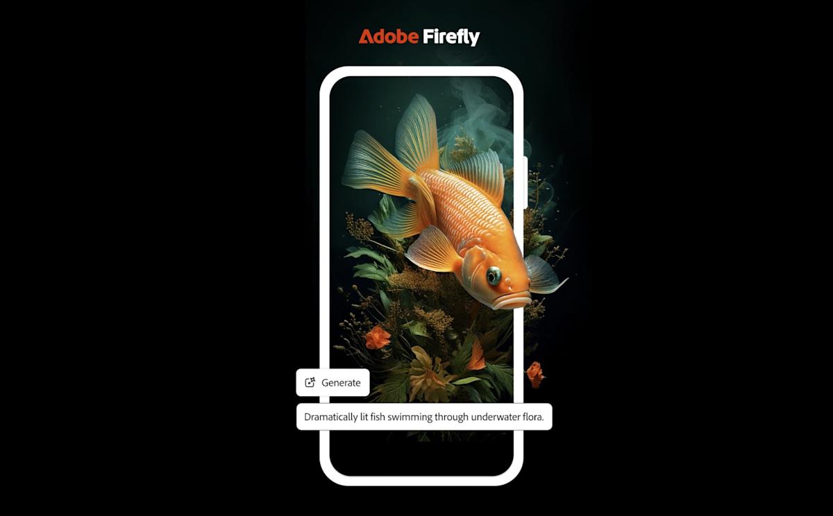Adobe’s Firefly generative AI app is now available on mobile Adobe’s Firefly generative AI app is now available on mobile