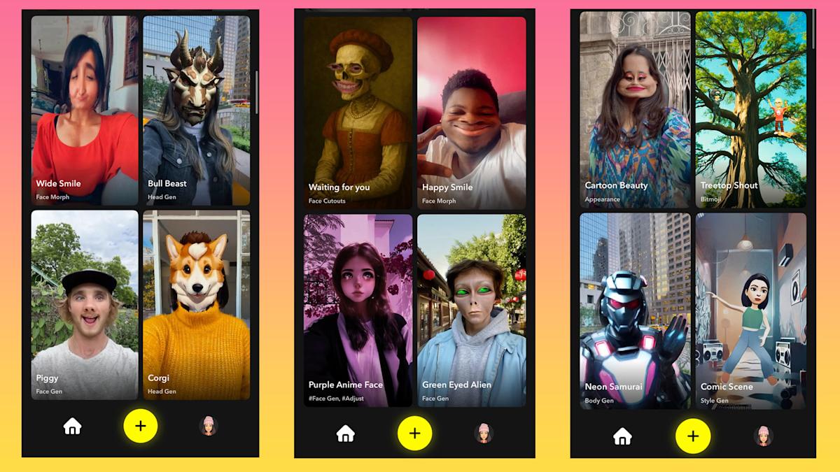 Snapchat now has a standalone app for making gen AI augmented reality effects Snapchat now has a standalone app for making gen AI augmented reality effects