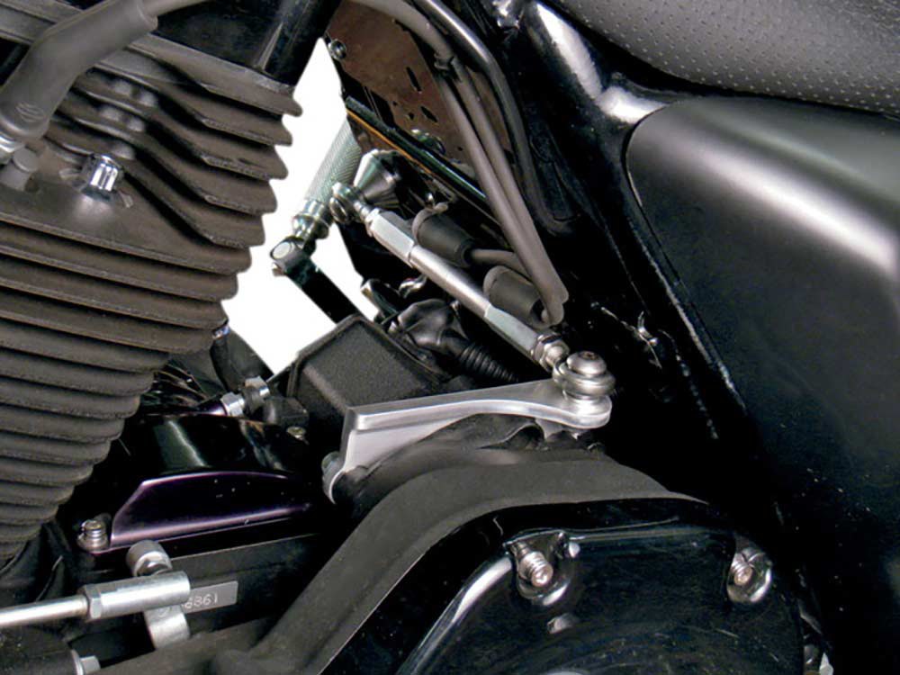 Alloy Art Frame/Chasis Stabilizer – Black. Fits Touring 2009-2016.