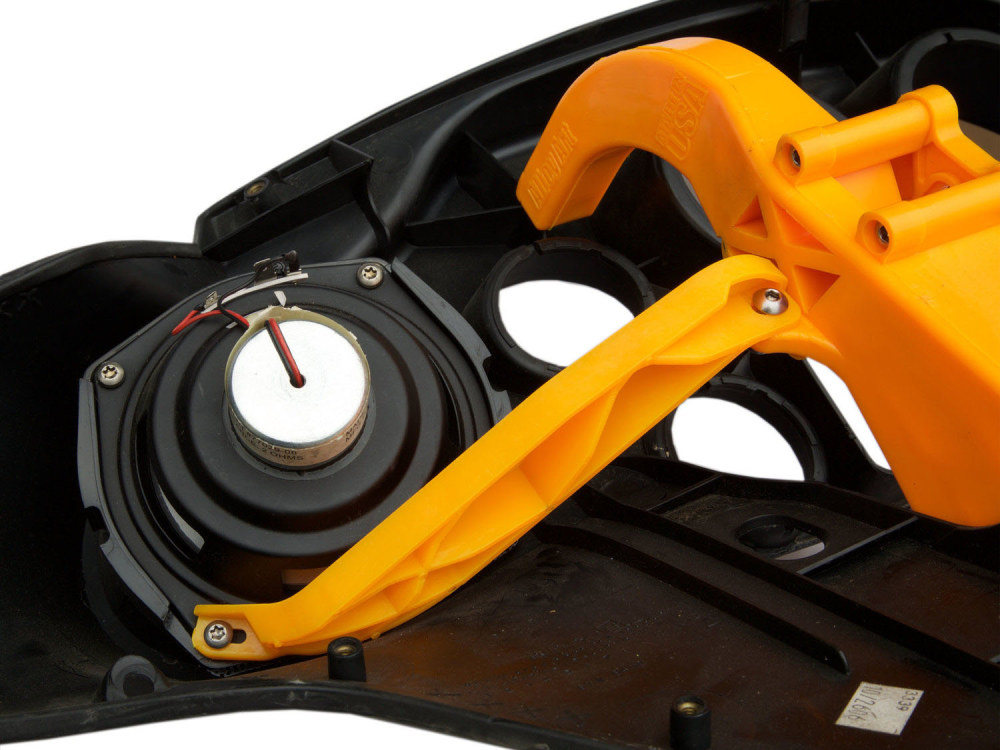 Alloy Art Strong Arm Inner Stereo Brackets. Fits Touring 1996-2013.