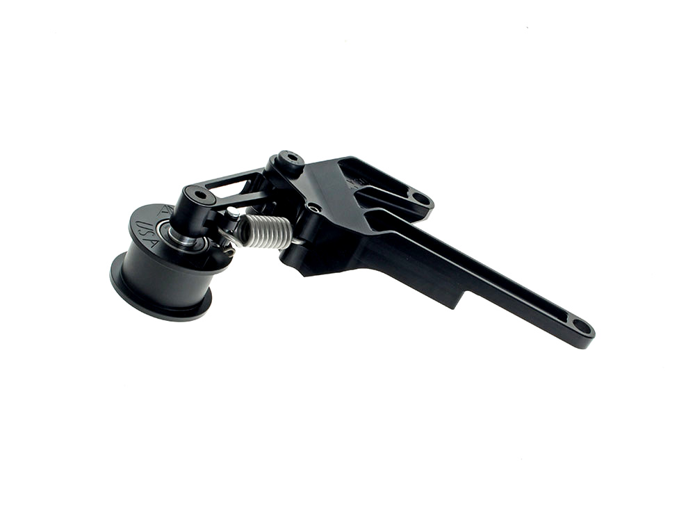 Alloy Art Spreading Eagle Rear Chain Tensioner – Black. Fits Touring 2014up.