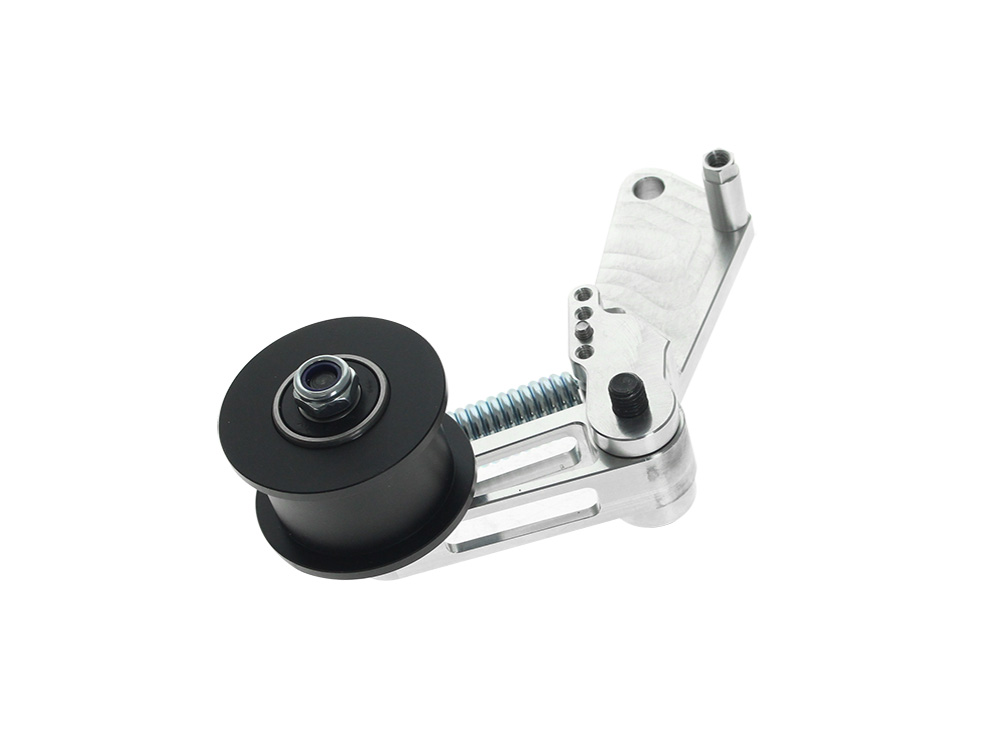 Alloy Art Spreading Eagle Rear Chain Tensioner – Black. Fits Softail 2018up