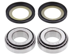 All Balls Racing Steering Bearing Kit. Fits Big Twin 1960up & Sportster 1982-2021.  All Balls Racing Steering Bearing Kit. Fits Big Twin 1960up & Sportster 1982-2021.