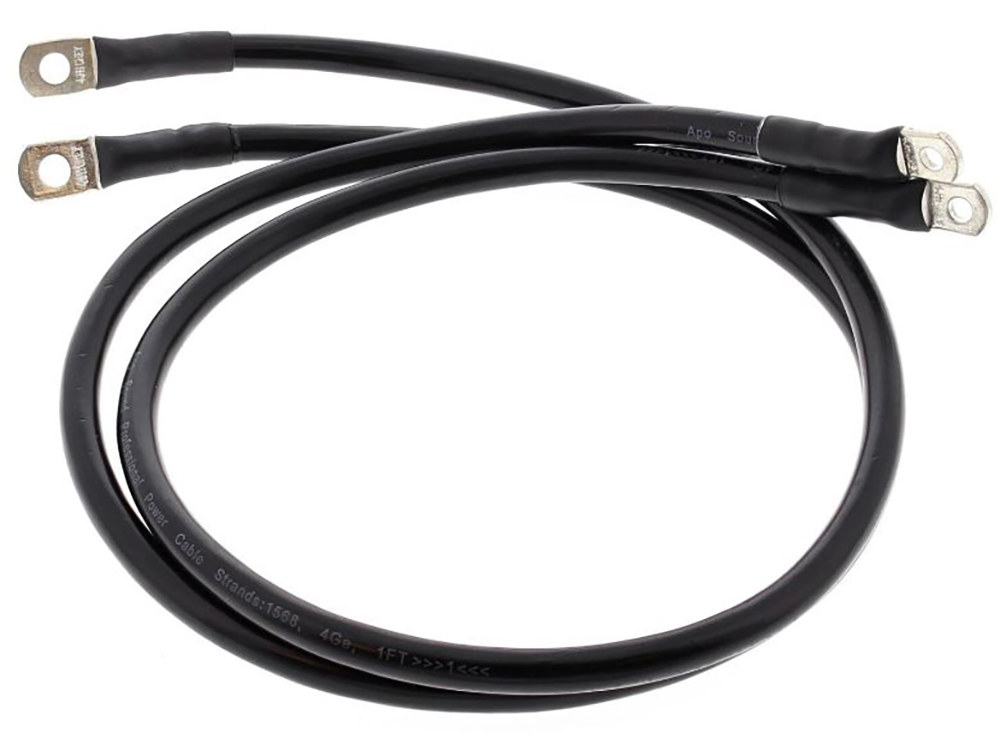 Battery Cables; FLH%2789-92 Blk