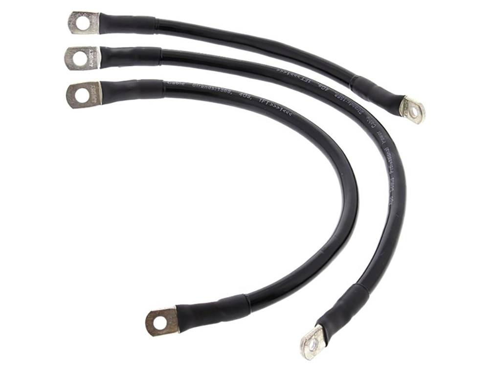 Battery Cables; FXD%2704-09 Blk