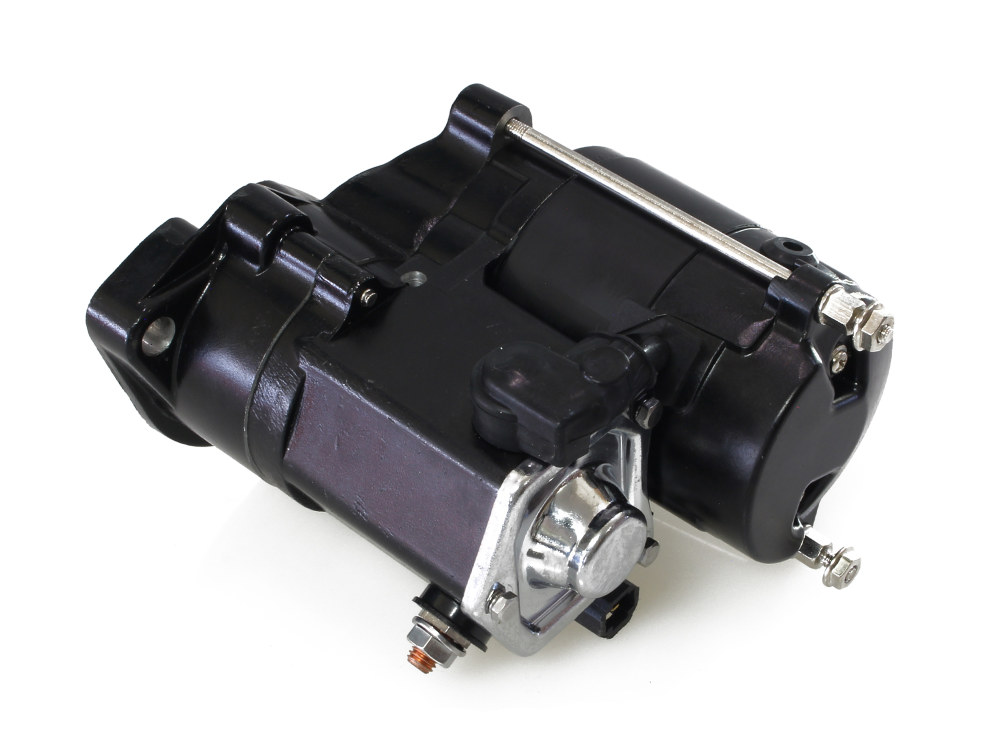All Balls Racing 1.7kw Starter Motor – Black. Fits Big Twin 1989-2006