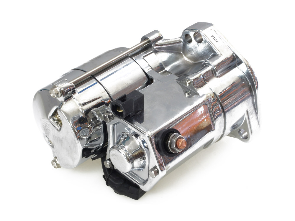 All Balls Racing 1.7kw Starter Motor – Chrome. Fits Big Twin 1989-2006
