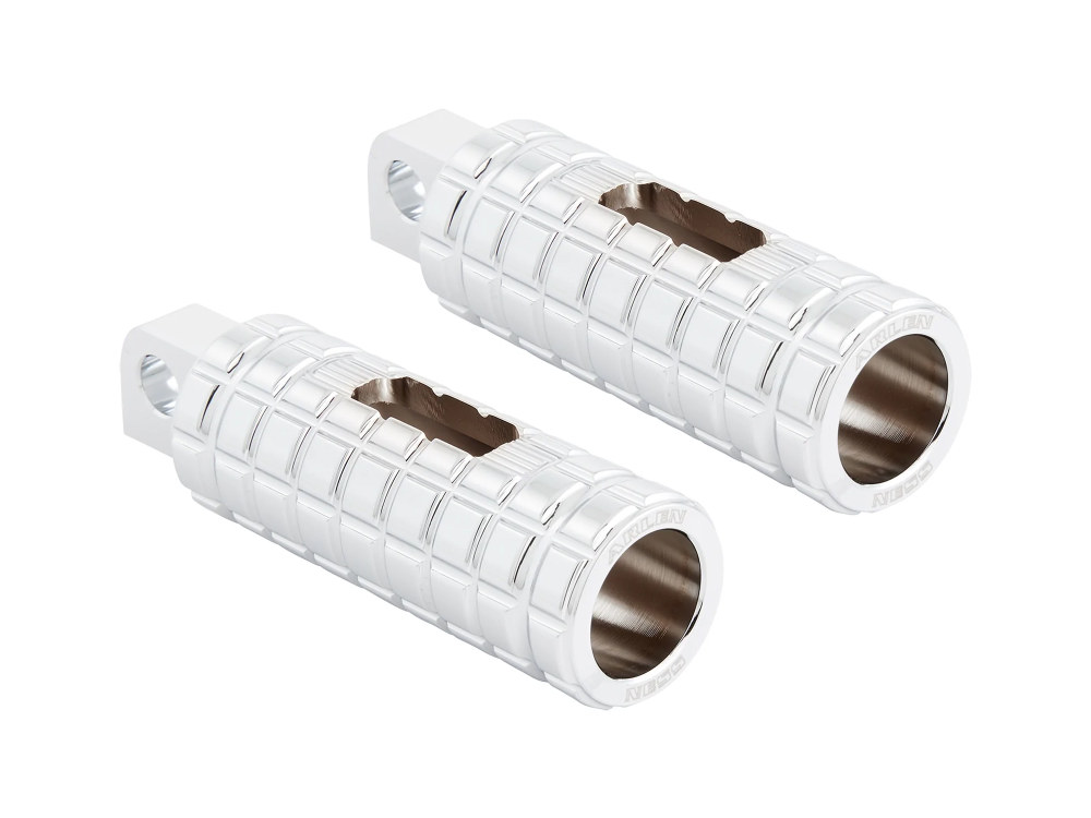 Arlen Ness SpeedLiner Footpegs – Chrome. Fits Softail 2018up Front Rider