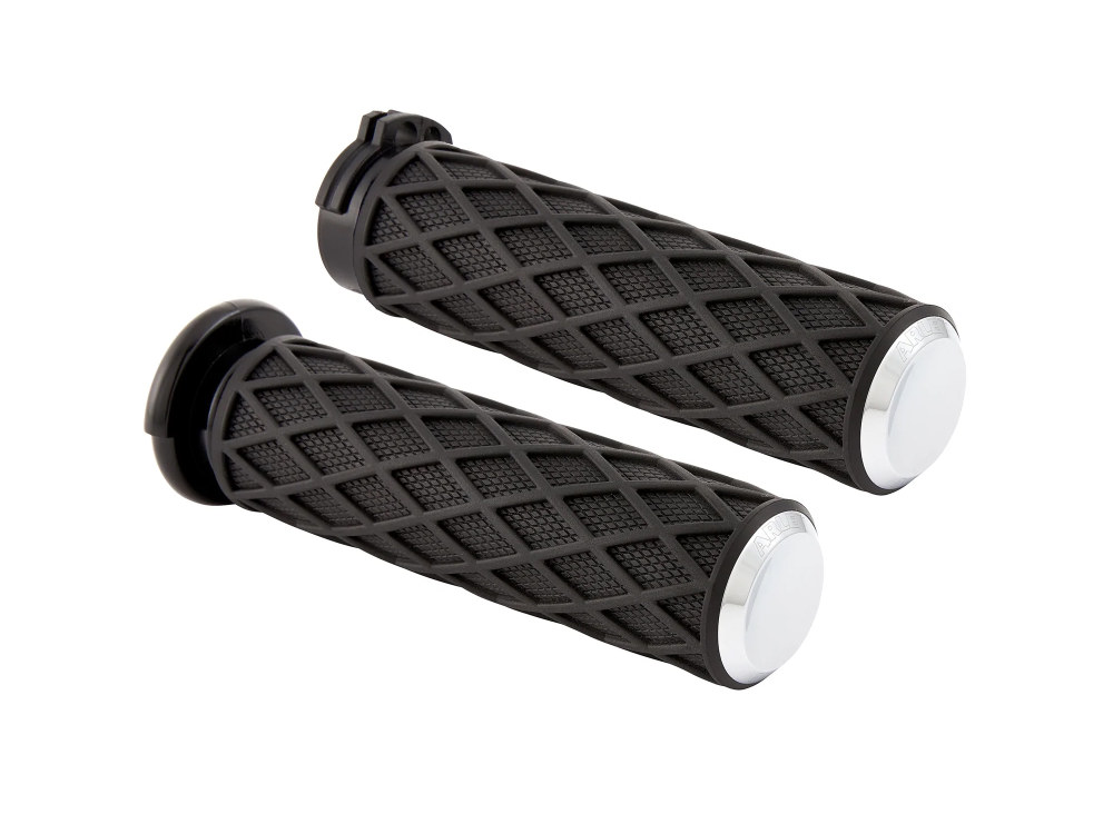 Handgrips; TBW%2708-24, Diamond Chr