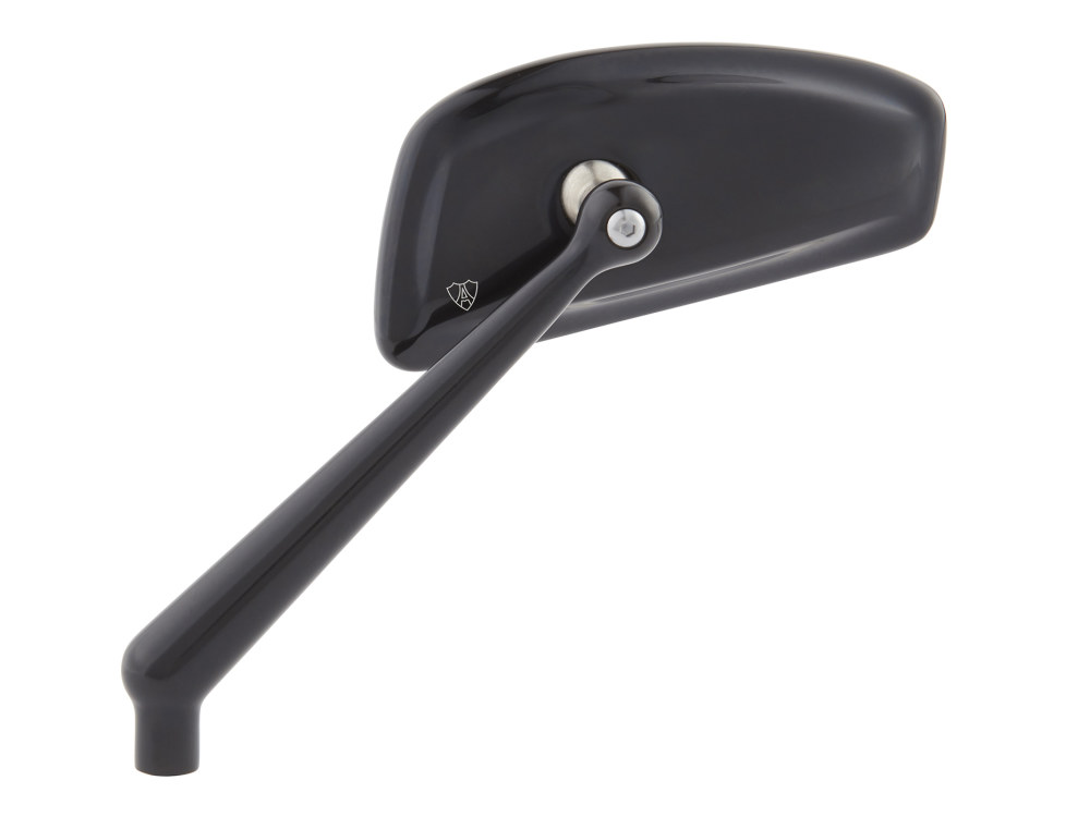 Arlen Ness Tearchop Mirror – Black. Fits Left.