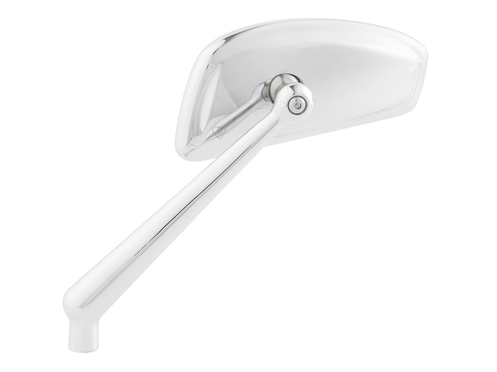 Arlen Ness Tearchop Mirror – Chrome. Fits Left.