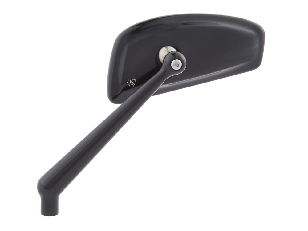 Arlen Ness Tearchop Mirror – Black. Fits Right.