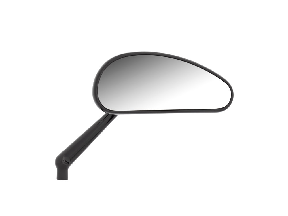 Arlen Ness DownDraft Mirrors – Black. Left and Right Set.