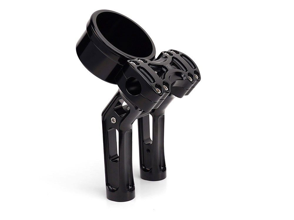 Arlen Ness Gauge Housing Relocation Kit – Black. Fits Low Rider S 2022up, Low Rider ST 2025up & Street Bob 2025up