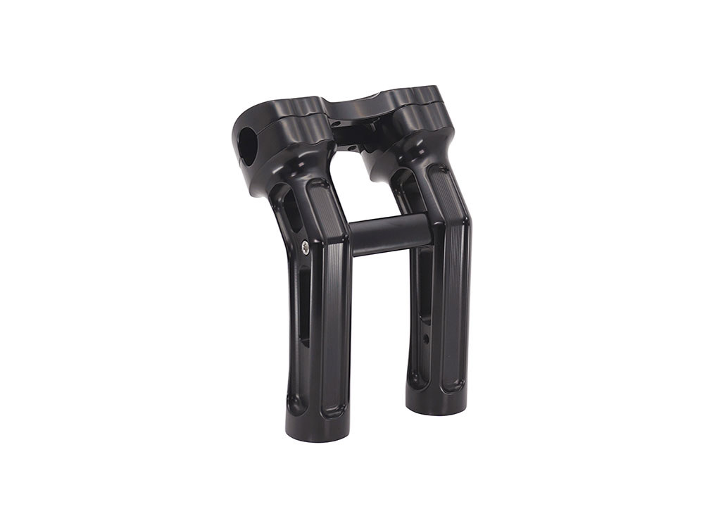 Arlen Ness 7in. Method Kickback Risers – Black. Fits 1in. Handlebar