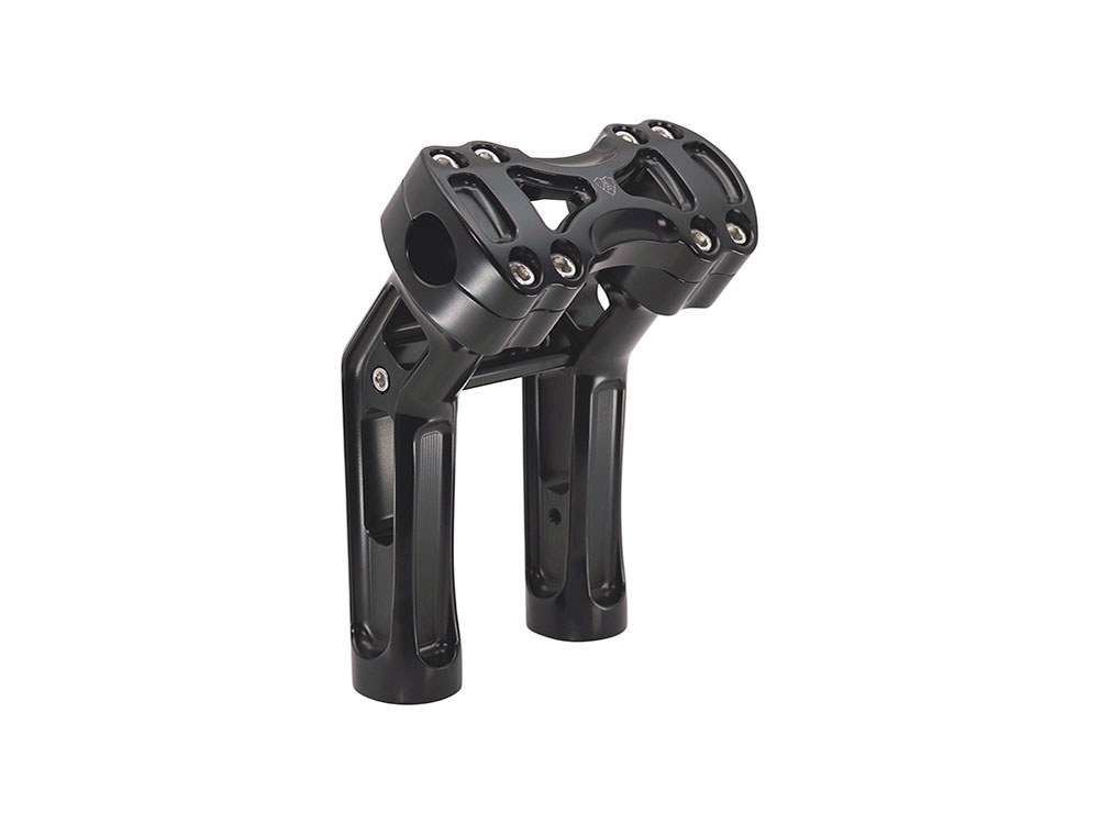 Arlen Ness 7in. Method Kickback Risers – Black. Fits 1in. Handlebar
