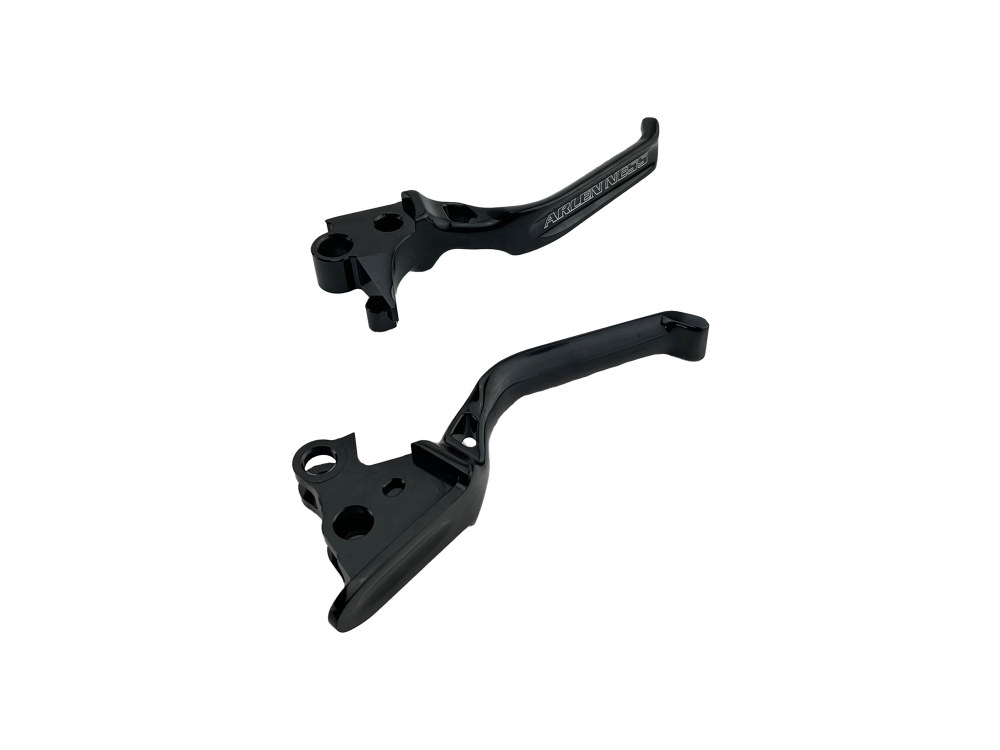 Arlen Ness Method Levers – Black. Fits Softail 2018-2024